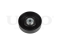Drive belt idler pulley thumb