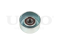 Drive belt tensioner pulley thumb