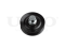 Drive belt tensioner pulley thumb