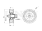 Drive belt tensioner pulley thumb