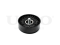 Drive belt idler pulley thumb