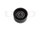 Drive belt tensioner pulley thumb
