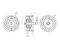 Timing belt idler pulley thumb