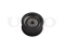 Timing belt idler pulley thumb