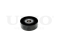 Drive belt tensioner pulley thumb