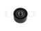 Drive belt idler pulley thumb