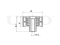 Drive belt idler pulley thumb