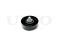 Drive belt idler pulley thumb