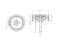 Drive belt idler pulley thumb