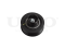Drive belt idler pulley thumb