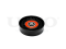 Drive belt tensioner pulley thumb