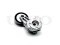 Drive belt tensioner with pulley thumb