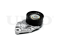 Timing belt tensioner pulley thumb