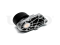 Timing belt tensioner pulley thumb