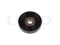 Drive belt tensioner pulley thumb