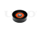 Drive belt tensioner pulley thumb