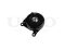 Drive belt tensioner with pulley thumb