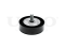 Drive belt tensioner pulley thumb