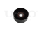 Drive belt tensioner pulley thumb
