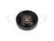 Drive belt tensioner pulley thumb
