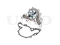 Water pump thumb